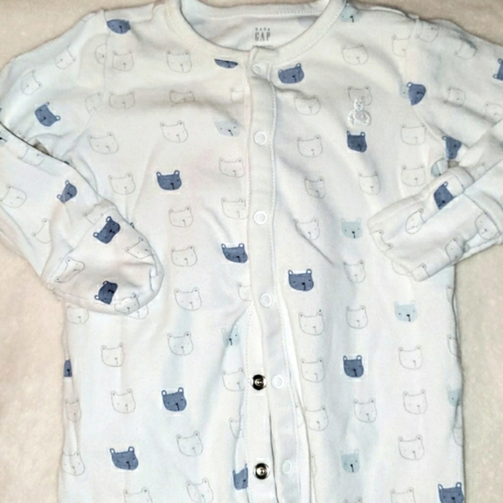 Bundle of Teddy Bear Footies, All Size 3-6 months - Picture 6 of 14